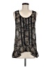 Lily White Black Sleeveless Blouse Size M - photo 1