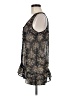 Lily White Black Sleeveless Blouse Size M - photo 5