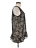 Lily White Black Sleeveless Blouse Size M - photo 4