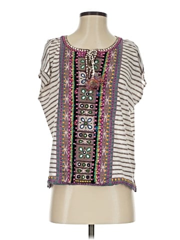 Calypso St. Barth Short Sleeve Blouse (view 1)