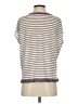 Calypso St. Barth Gray Short Sleeve Blouse Size S - photo 2