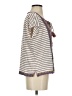 Calypso St. Barth Gray Short Sleeve Blouse Size S - photo 4
