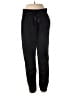 Lands' End Solid Black Track Pants Size S - photo 1