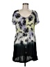Evil Twin Tie-dye Gray Casual Dress Size M - photo 1