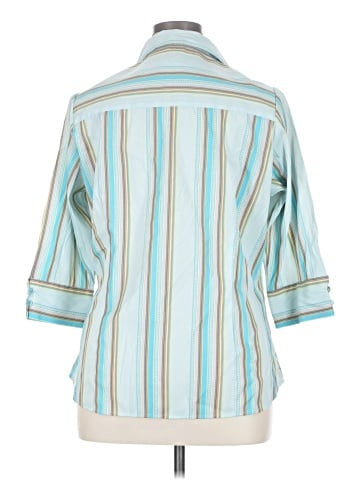 Bill Blass 3/4 Sleeve Button-Down Shirt (view 2)