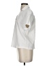 MNG 100% Cotton White Short Sleeve Blouse Size S - photo 5
