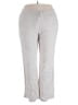 Talbots Outlet Silver Linen Pants Size 18 - photo 1