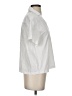 MNG 100% Cotton White Short Sleeve Blouse Size S - photo 4