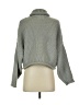 Moon River 100% Acrylic Solid Gray Turtleneck Sweater Size S - photo 2