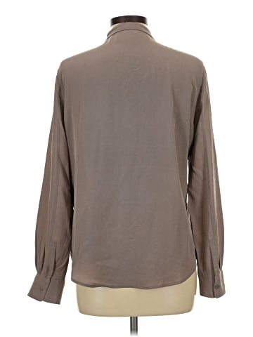 Everlane Long Sleeve Silk Top (view 2)