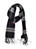 V.Fraas 100% Acrylic Plaid Black Scarf One size - photo 1