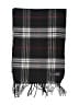 V.Fraas 100% Acrylic Plaid Black Scarf One size - photo 2