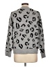 Anne Klein Animal Print Gray Pullover Sweater Size L - photo 2