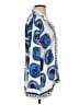 Zara Blue 3/4 Sleeve Blouse Size S - photo 4