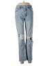Paige 100% Cotton Hearts Blue Jeans Size 26 waist - photo 1