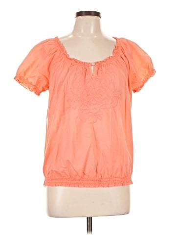St. John's Bay Short Sleeve Blouse (view 1)