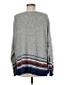Caslon Color Block Gray Pullover Sweater Size M - photo 2