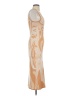 Heartloom Graphic Tan Cocktail Dress Size S - photo 4