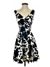 Soprano Print Blue Cocktail Dress Size S - photo 1
