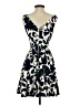 Soprano Print Blue Cocktail Dress Size S - photo 2