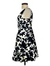 Soprano Print Blue Cocktail Dress Size S - photo 5
