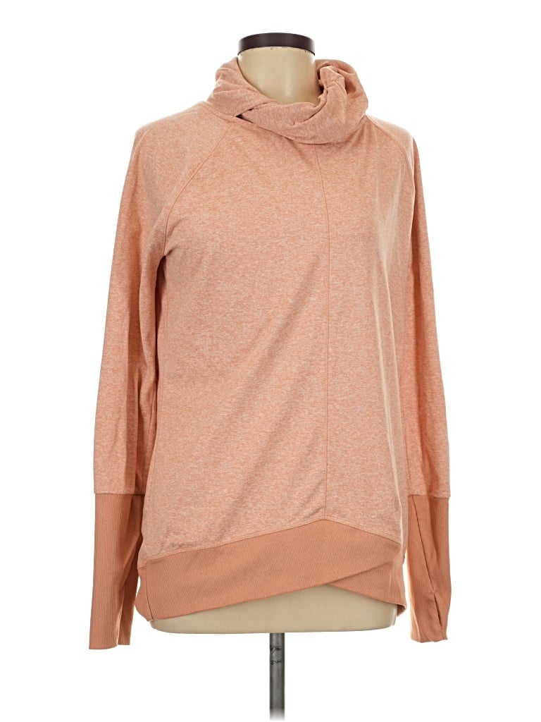 Pre-owned Zella Sweatshirt In Tan