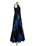 Eliza J 100% Polyester Floral Blue Cocktail Dress Size 2 - photo 4