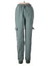 Happily Grey Teal Cargo Pants Size M - photo 1