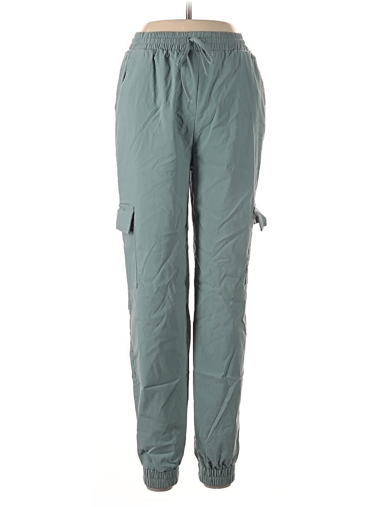 Pre-owned Happily Grey Cargo Pants In Teal