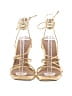 Wild Pair Metallic Gold Sandals Size 9 - photo 2