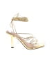Wild Pair Metallic Gold Sandals Size 9 - photo 1