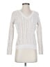 DKNY Jeans 100% Cotton White Pullover Sweater Size S - photo 1