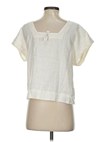 Madewell 100% Linen Square-Back Crewneck Top (view 2)