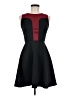 Love...ady Color Block Black Cocktail Dress Size M - photo 1