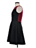 Love...ady Color Block Black Cocktail Dress Size M - photo 5