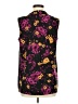 Bar III Floral Black Sleeveless Blouse Size M - photo 2