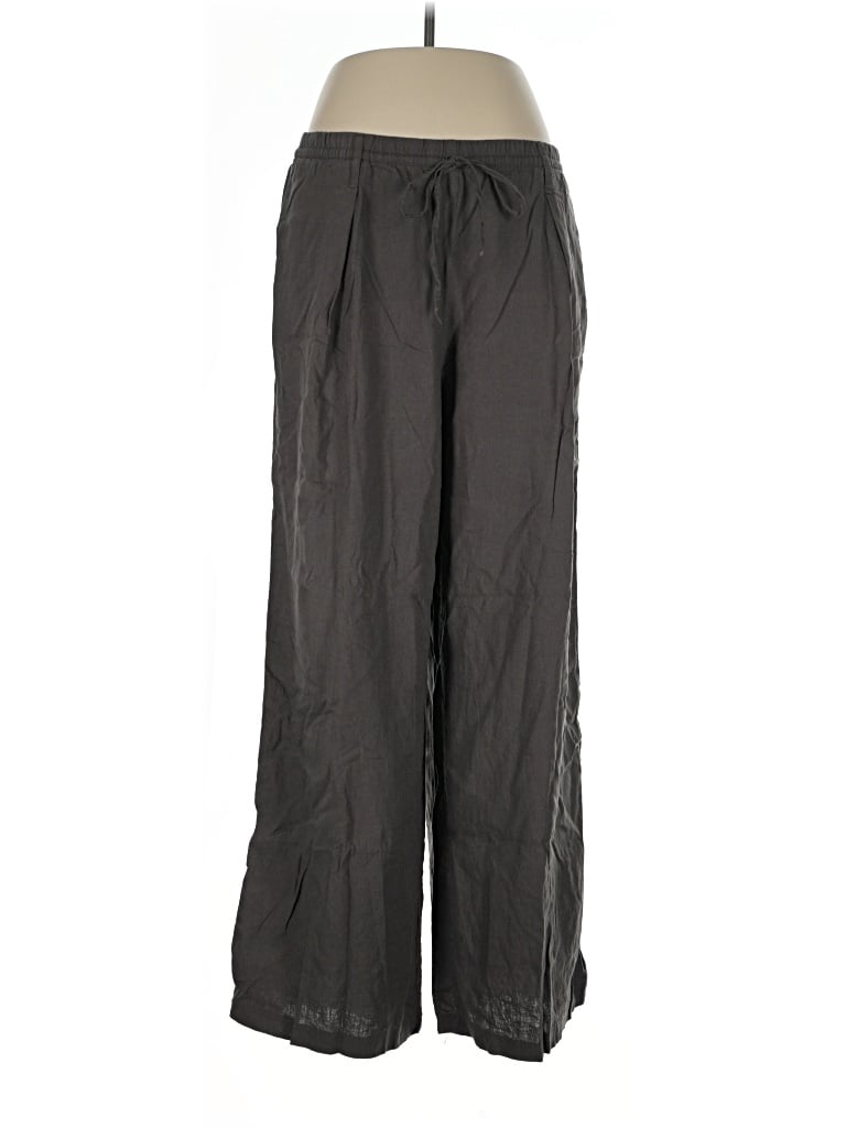 Pre-owned Zara Casual Pants In Gray