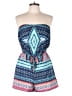 Bebop 100% Polyester Print Blue Romper Size M - photo 1