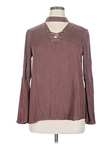 Jennifer Lopez Long Sleeve Blouse (view 1)