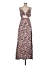 Maaji 100% Rayon Paisley Brown Casual Dress Size M - photo 1
