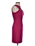 Guess 100% Polyester Solid Burgundy Cocktail Dress Size 2 - photo 4
