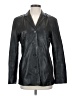 Coach 100% Leather Black Blazer Size S - photo 1