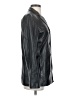 Coach 100% Leather Black Blazer Size S - photo 4