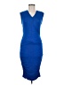 Mossimo Solid Blue Cocktail Dress Size M - photo 1