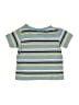First Impressions 100% Cotton Stripes Blue Short Sleeve T-Shirt Size 6-9 mo - photo 2