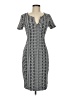 Three Dots Graphic Gray Casual Dress Size M - photo 1