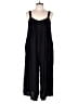 Hunter & Brown 100% Rayon Solid Black Jumpsuit Size M - photo 1