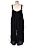Hunter & Brown 100% Rayon Solid Black Jumpsuit Size M - photo 2
