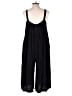 Hunter & Brown 100% Rayon Solid Black Jumpsuit Size M - photo 2