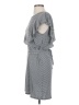 Como Vintage Solid Gray Casual Dress Size S - photo 5